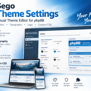 Sego Theme Settings